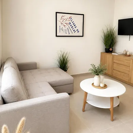 Bright With Court Yard And Swimming Pool דירה חאניה